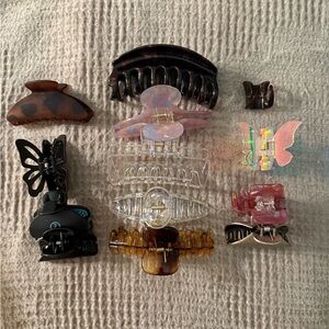 Assorted Hair Claw Clips Set